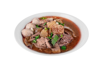 rice noodle soup with pork