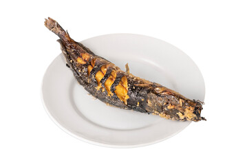 close up seafood dish , grilled fish