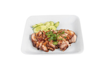 stewed pork with herb and  vegetables