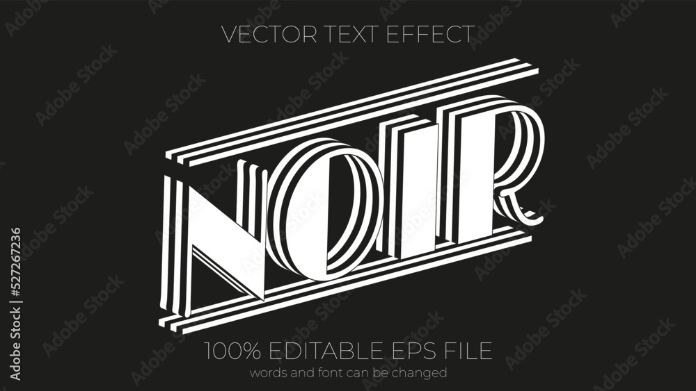 Poster yeah editable text effect style, eps editable text effect