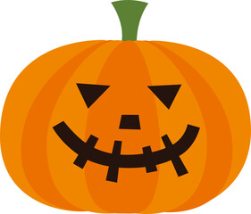 ハロウィンのかぼちゃのイラスト ジャック・オー・ランタン