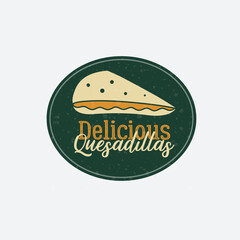 Delicious Cheese Filling Tortilla Logo