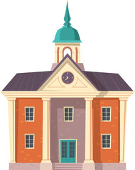 Retro government building