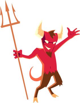 Devil, trident