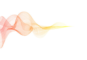 An conceptual abstract illustration depicting communication, sound, or perhaps thought waves