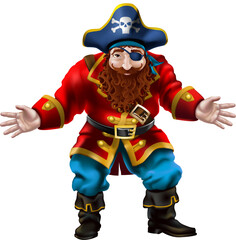 Pirate, the jolly sailor