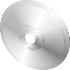 silver metallic cd or DVD