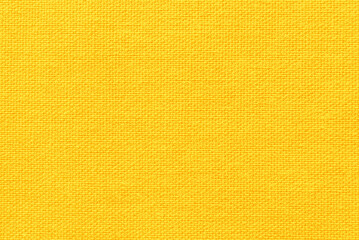 Yellow canvas texture, bright yellow linen texture as background