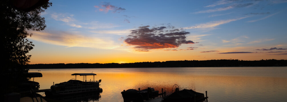 dawn's early light over Silver Lake