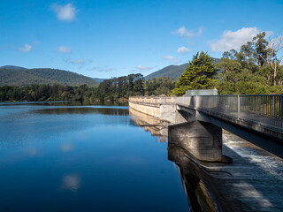 Spillway To Dam Wall