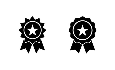 Badge icon vector. Awards icon vector. Achieve sign and symbols