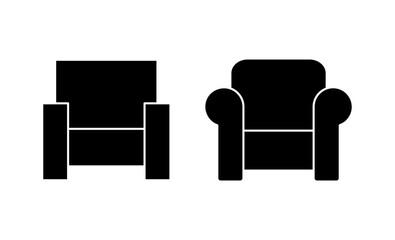 Sofa icon vector. sofa sign and symbol. furniture icon
