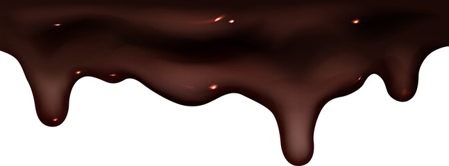 Melt chocolate drips frames splashes