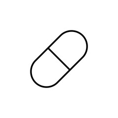Pills icon for web and mobile app. capsule icon. Drug sign and symbol