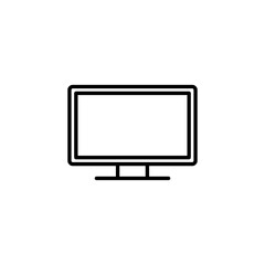 Tv icon for web and mobile app. television sign and symbol