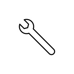 Wrench icon for web and mobile app. repair icon. tools sign and symbol