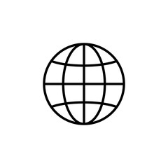 Web icon for web and mobile app. go to web sign and symbol. web click icon. Global search icon