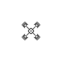 piston icon vector illustration