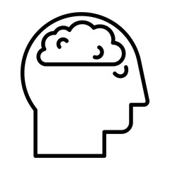 head with the brain icon.