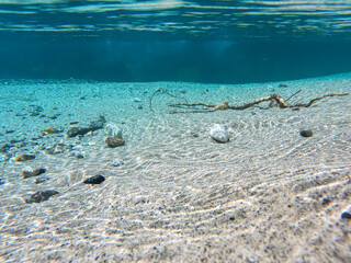 Underwater, Japan Alps Kamikochi, August 2022