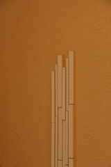 和風住宅の漆喰の壁