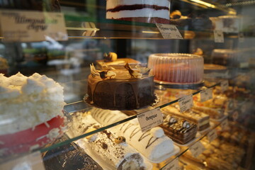 sweets pastries from the bakery
