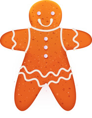 Obraz premium Gingerbread cookies, Christmas