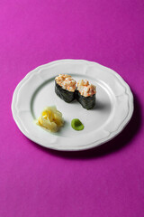 Gunkan with scallop