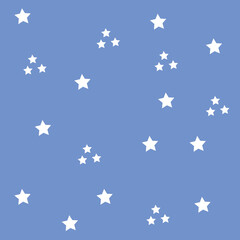  blue vector abstract star white background pattern, bed sheet pattern, handkerchief pattern.