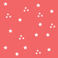 pink vector abstract star white background pattern, bed sheet pattern, handkerchief pattern.