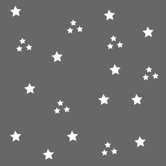 black gray vector abstract star white background pattern, bed sheet pattern, handkerchief pattern.