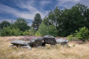 Dolmen D41, Emmen Noord municipality of Emmen in the Dutch province of Drenthe is a Neolithic Tomb and protected historical monument in an natural environment
