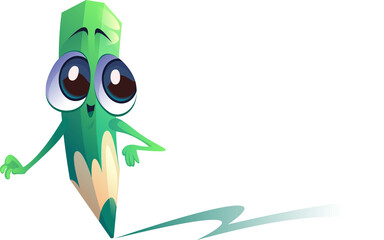 Cartoon school supplies