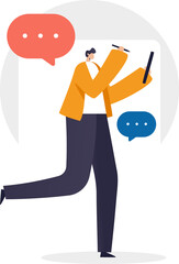 Write emails, reply emails, read emails