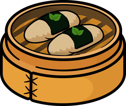 recommend clip art: Dim sum Chinese food 