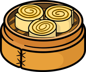 Dim sum Chinese food 