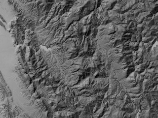 Diber, Albania. Grayscale. No legend