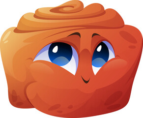 Cartoon sweet pastry