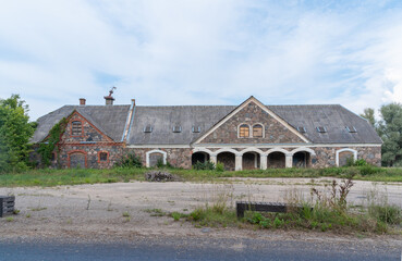 old farm building