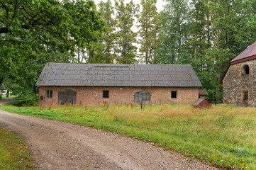 old farm building