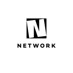 Obraz premium Vector logo design template. N letter icon. 