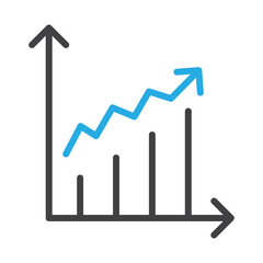 Business Graph Vector Icon
