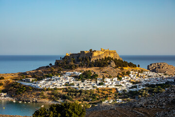 Lindos town, Rhodes island, Greece