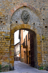 Fototapeta premium porta fiorentina Volterra tuscany Italy