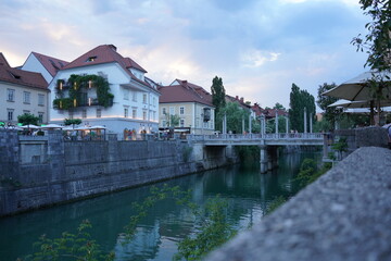 Fototapeta premium Lubiana Slovenia