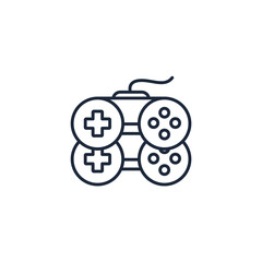 Gamepad icons  symbol vector elements for infographic web