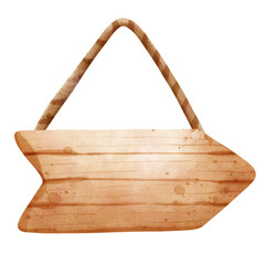 hanging wooden signs