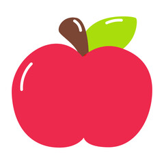 Red apple icon.