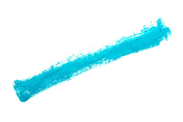 light blue brush isolated on a white background