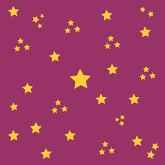 seamless background with stars